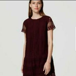 Size 8  Drop Waist Lace Loft Dress *price firm*